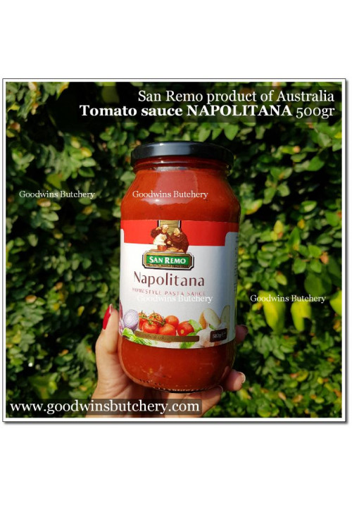 Sauce tomato SANREMO TOMATO NAPOLITANA Australia San Remo 500g